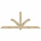 Ekena Millwork Redmond Rough Sawn Timber Gable Bracket, Douglas Fir, 108"W x 45"H x 2"D x 6"F, 10/12 Pitch GBW108X45X0206RED00RDF - alternate 1